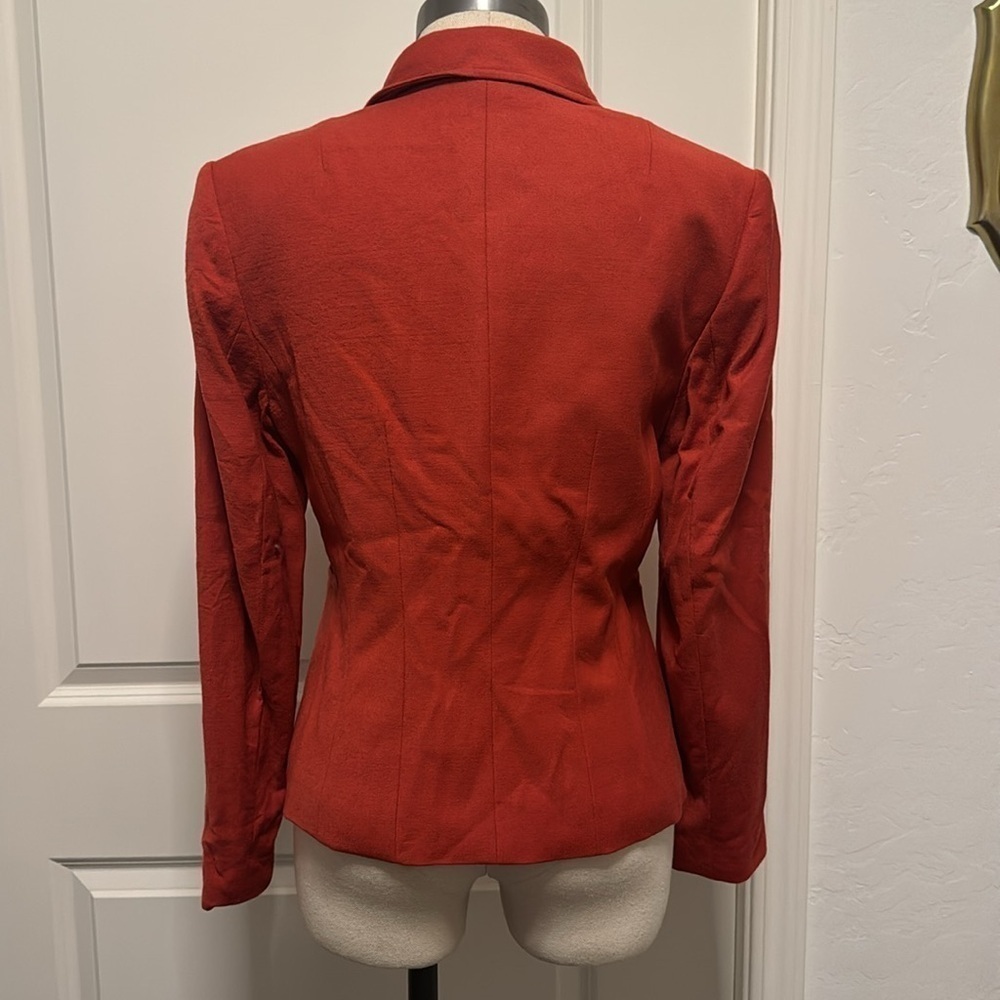Talbots Burnt Orange Blazer - Picture 2 of 4